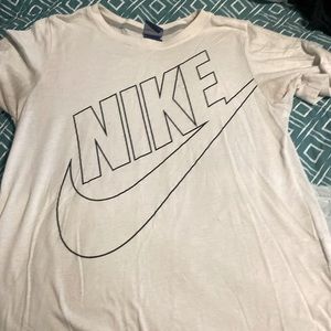 Nike athletic shirt,size small,black and white